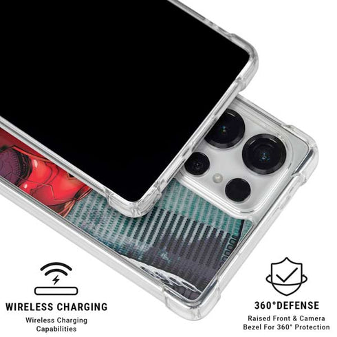 Marvel Avengers Assemble Iron Man Galaxy S25 Ultra Clear Case